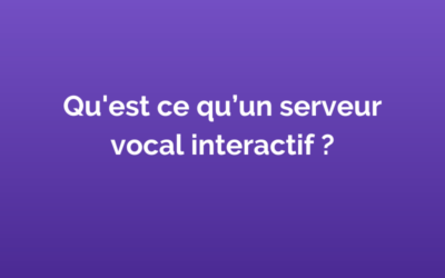 Qu’est ce qu’un serveur vocal interactif ?