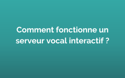 Comment fonctionne un serveur vocal interactif ?