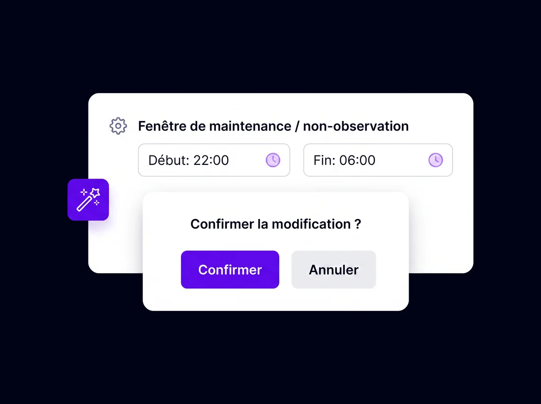 Gestion assistée : confirmation avant chaque écriture